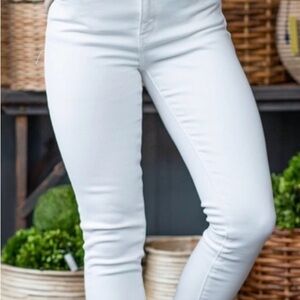 KanCan 3/25 Women's White Skinny Jeans